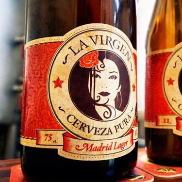 Cerveza La Virgen en Abarrotes